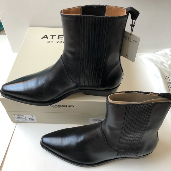 Vagabond Shoes - Atelier by Vagabond Alison Pull-On Black Boots